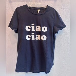 Banana Republic "ciao ciao" Graphic Tee